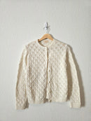 Vintage Textured Cardigan (XS)