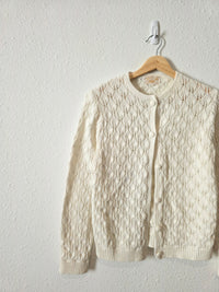 Vintage Textured Cardigan (XS)