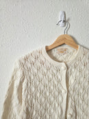 Vintage Textured Cardigan (XS)