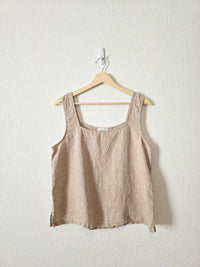 Haven Linen Squareneck Tank (M)
