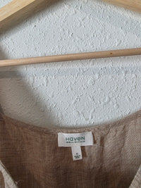 Haven Linen Squareneck Tank (M)