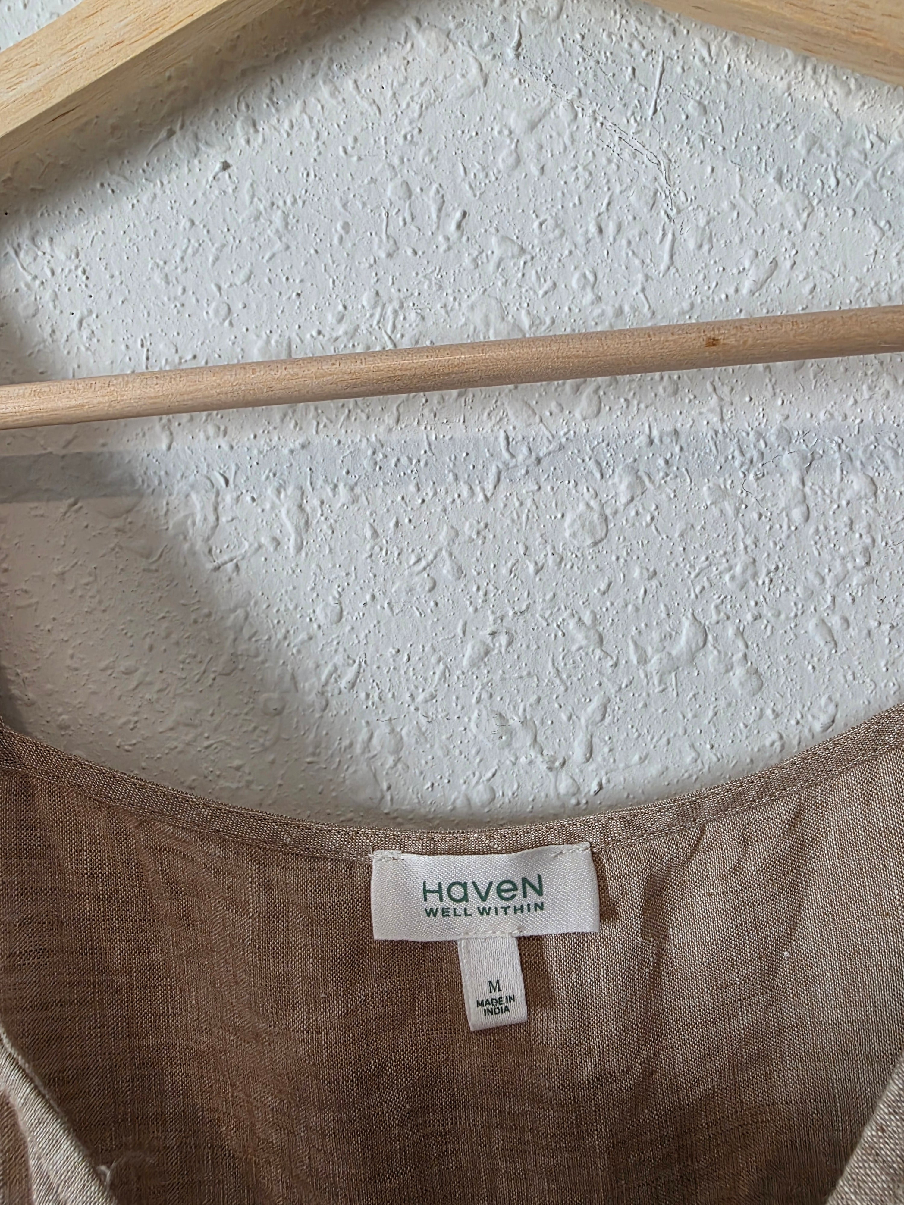 Haven Linen Squareneck Tank (M)