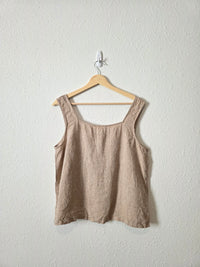 Haven Linen Squareneck Tank (M)