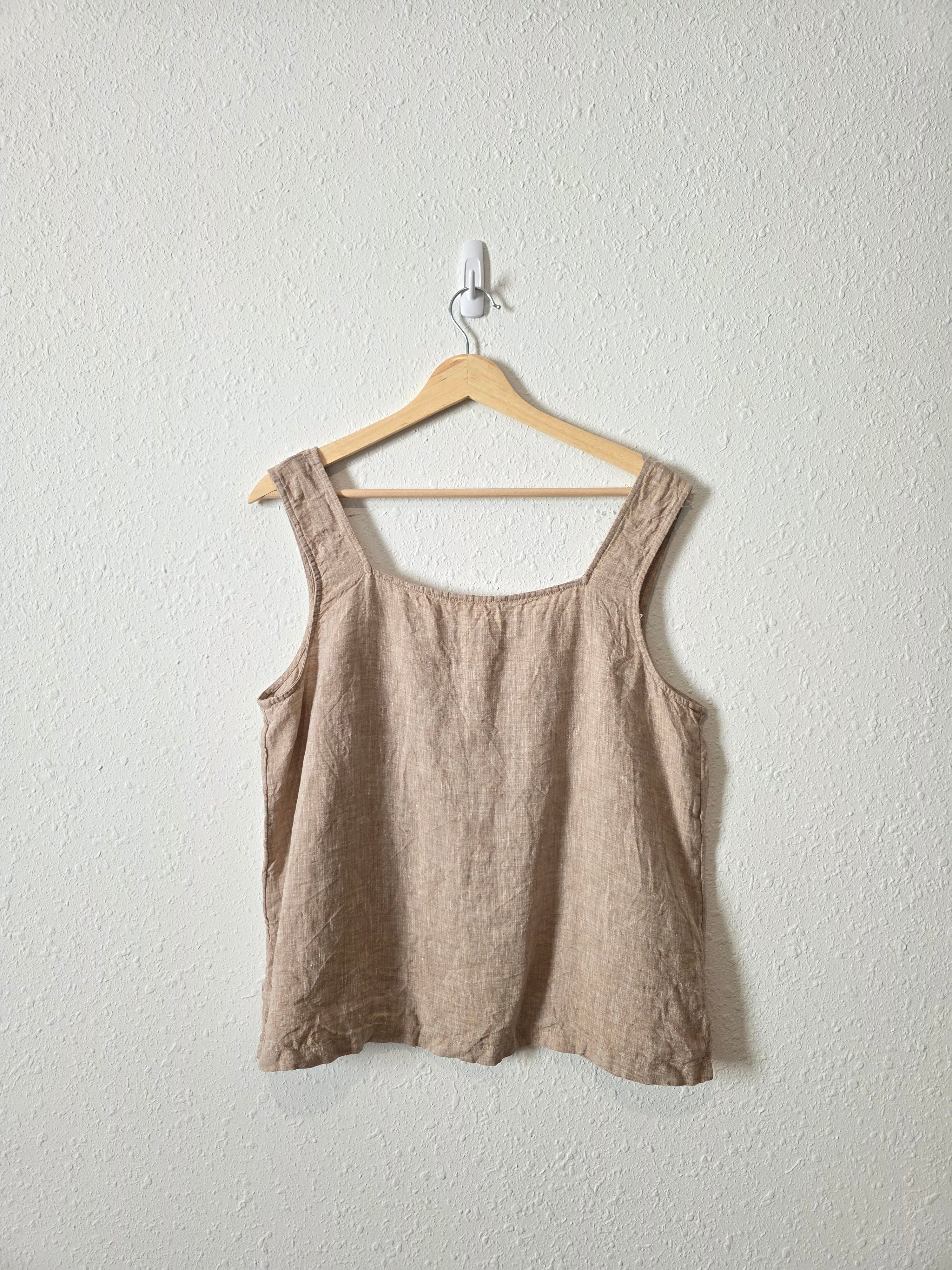 Haven Linen Squareneck Tank (M)