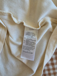 Madewell Ribbed V Neck Tee (XL)