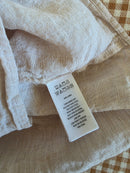 Neutral Linen Button Up Shirt (M)