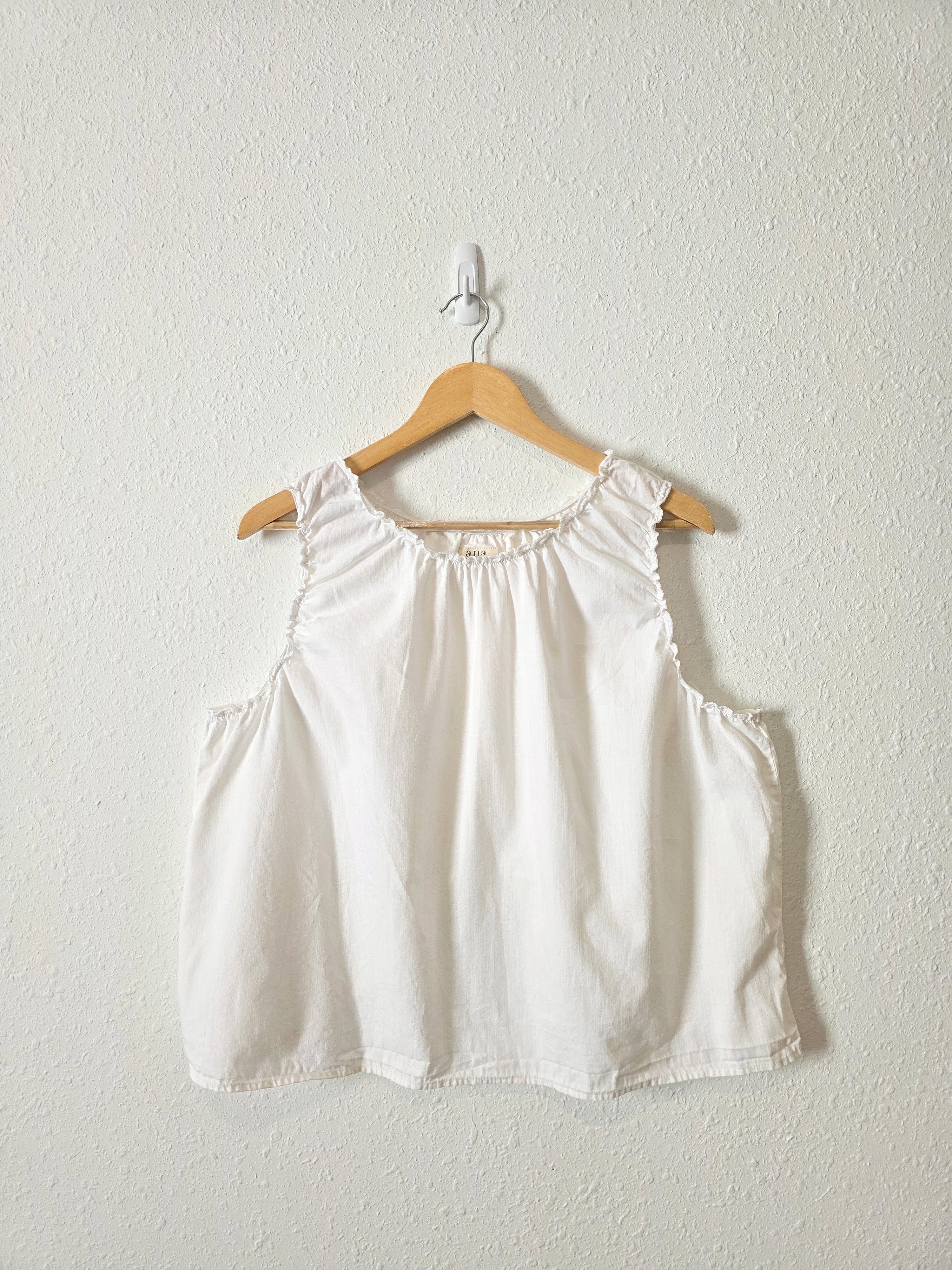 White Boxy Cotton Top (XXL)