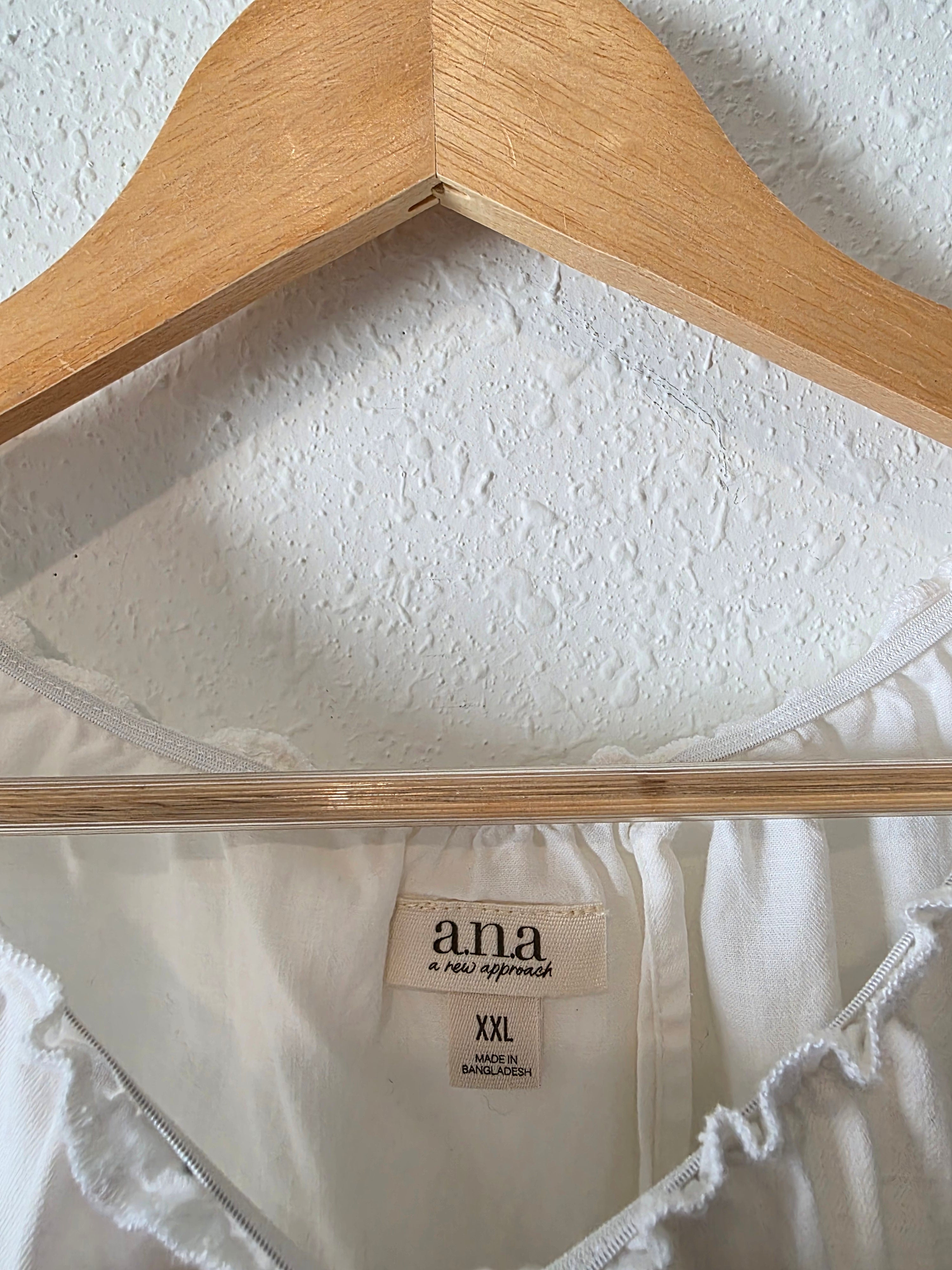 White Boxy Cotton Top (XXL)