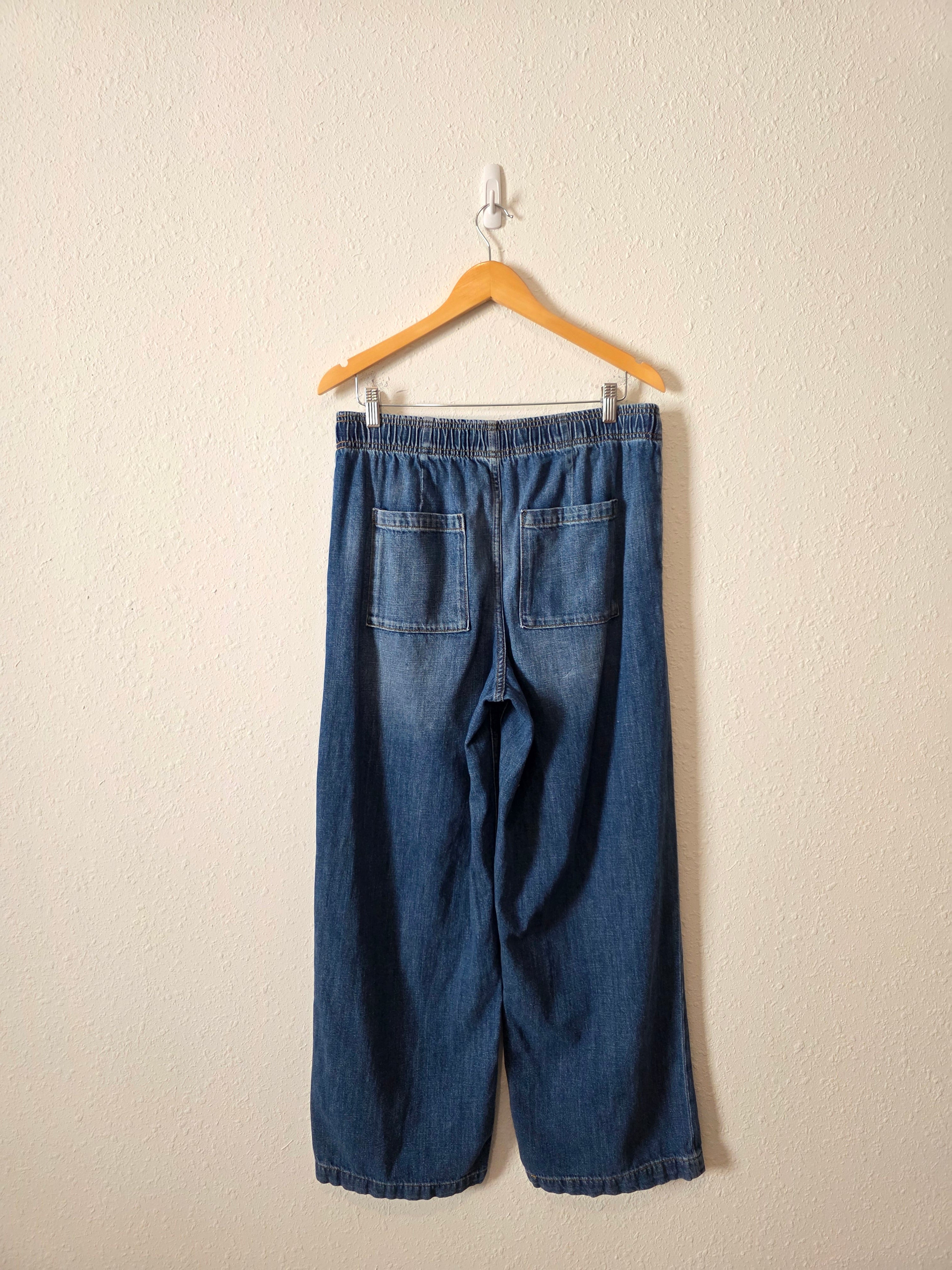 Gap Wide Leg Drawstring Jeans (M)