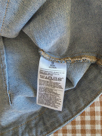 Button Front Denim Vest (XS)
