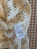 NEW Crochet Knit Cotton Top (L)