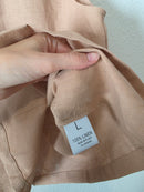 Love and Confuse Linen Collared Top (L)