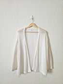 Haven Open Stitch Cotton Cardigan (L)
