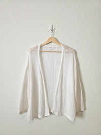 Haven Open Stitch Cotton Cardigan (L)