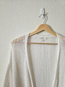 Haven Open Stitch Cotton Cardigan (L)
