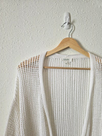 Haven Open Stitch Cotton Cardigan (L)