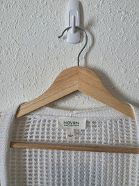 Haven Open Stitch Cotton Cardigan (L)