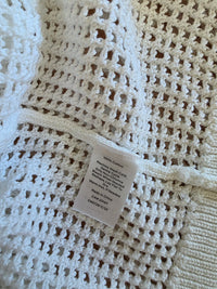 Haven Open Stitch Cotton Cardigan (L)
