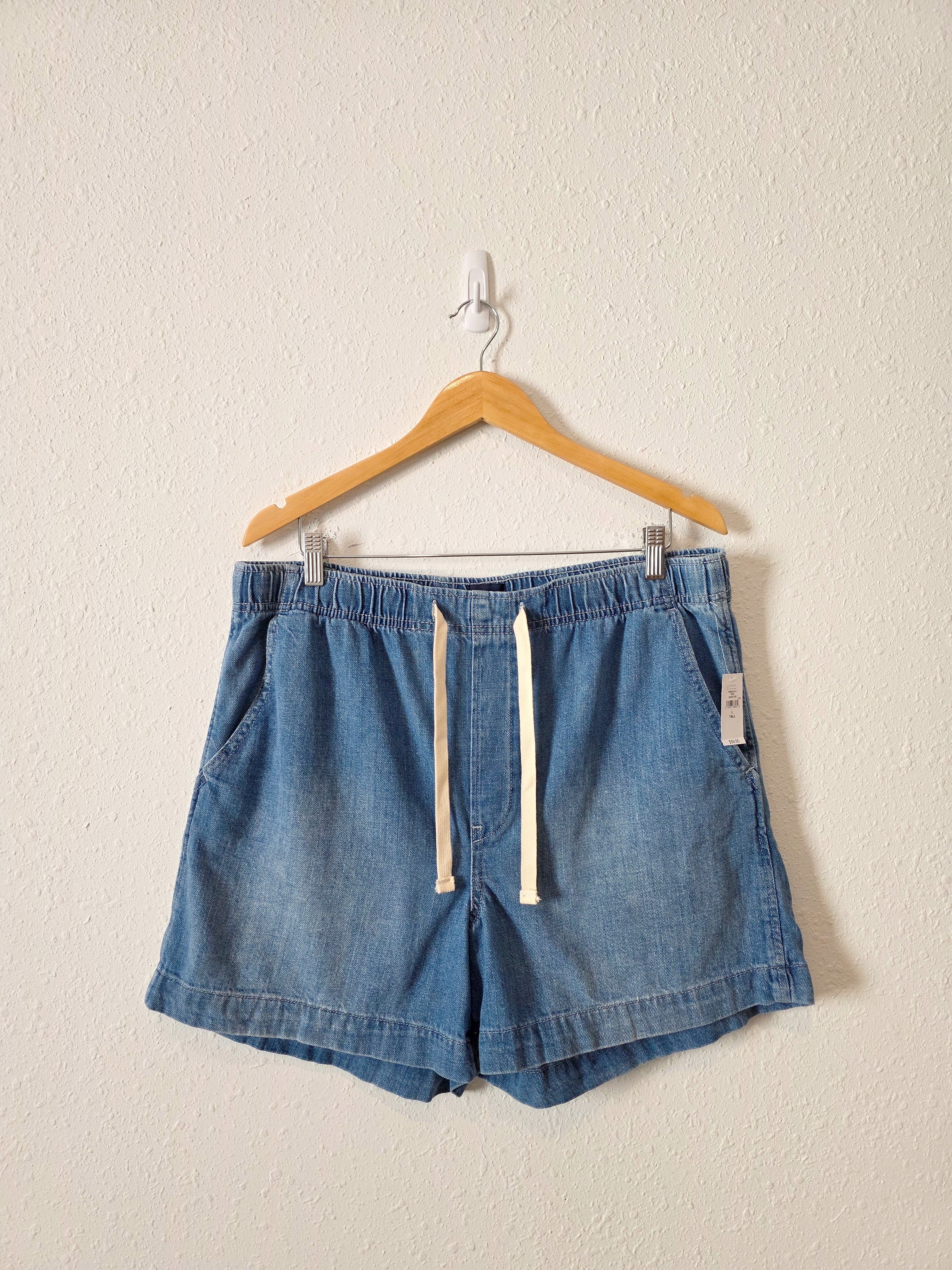 NEW Gap Denim Easy Shorts (L tall)