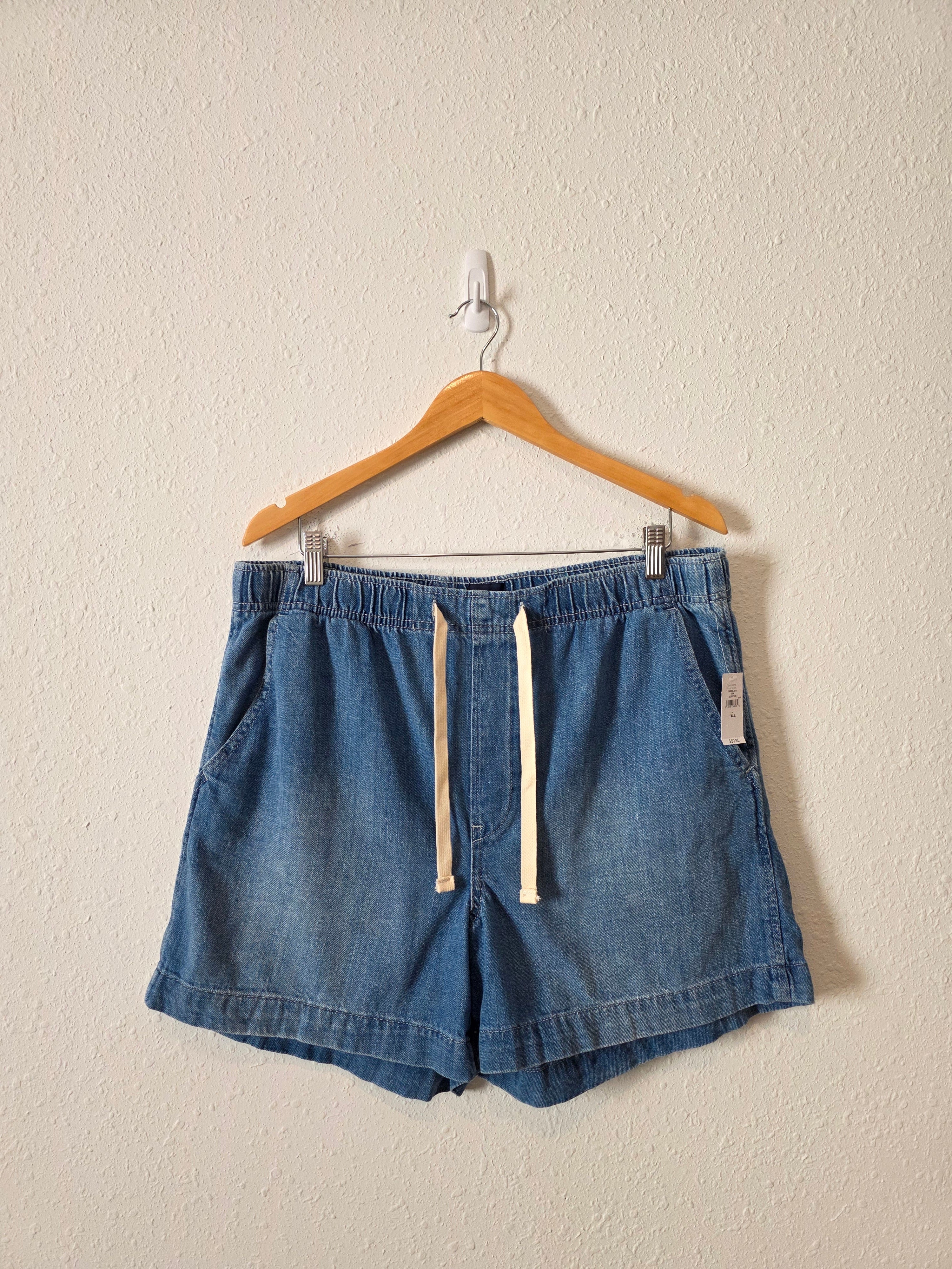 NEW Gap Denim Easy Shorts (L tall)