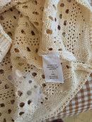 Lena Cream Oversized Knit Top (L)