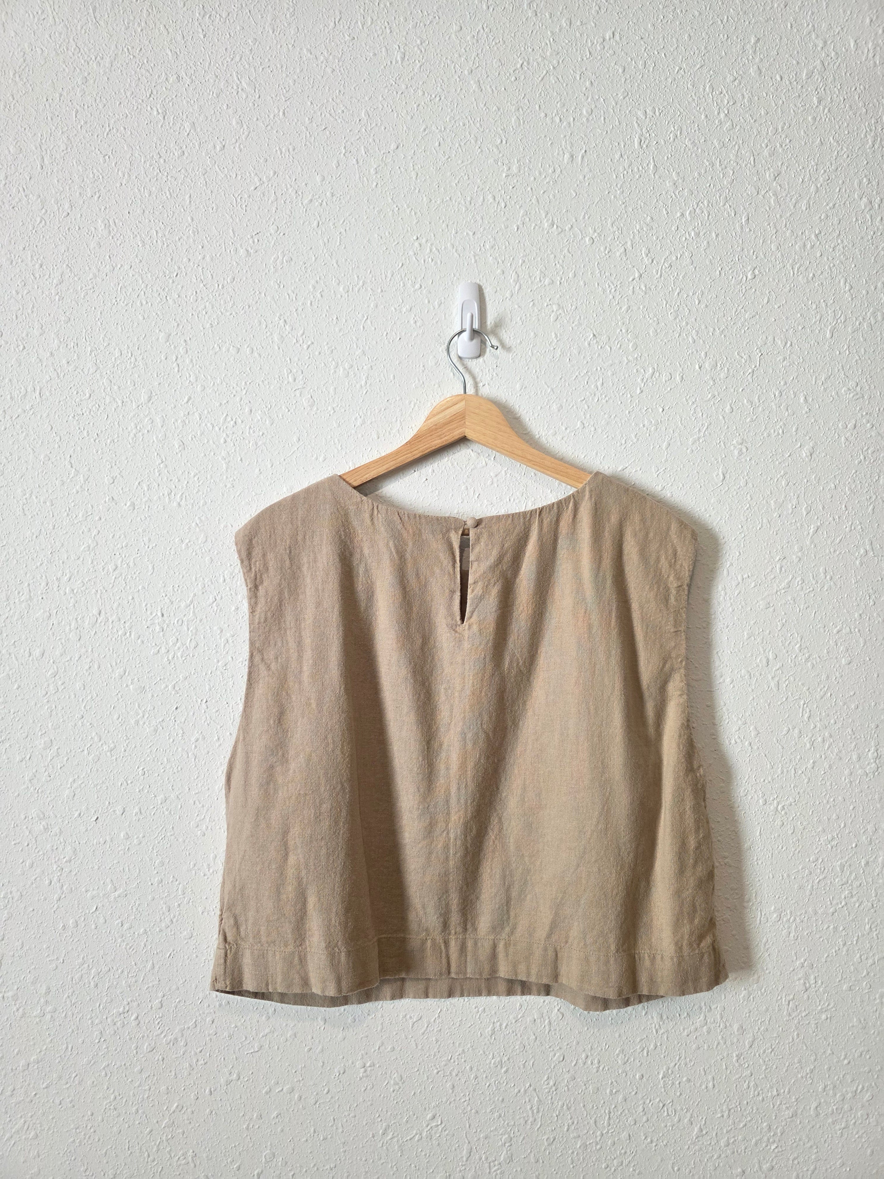 Abercrombie Neutral Boxy Top (L)