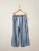 NEW Gap Wide Leg Drawstring Jeans (L)