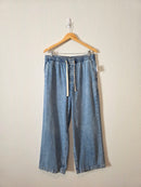 NEW Gap Wide Leg Drawstring Jeans (L)