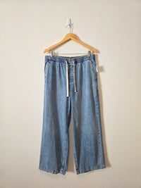 NEW Gap Wide Leg Drawstring Jeans (L)