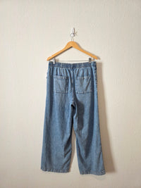 NEW Gap Wide Leg Drawstring Jeans (L)