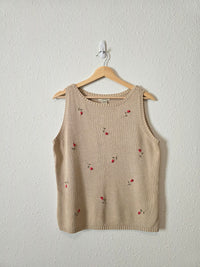 Vintage Eddie Bauer Floral Cotton Top (M)