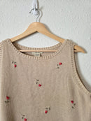 Vintage Eddie Bauer Floral Cotton Top (M)