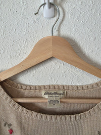 Vintage Eddie Bauer Floral Cotton Top (M)
