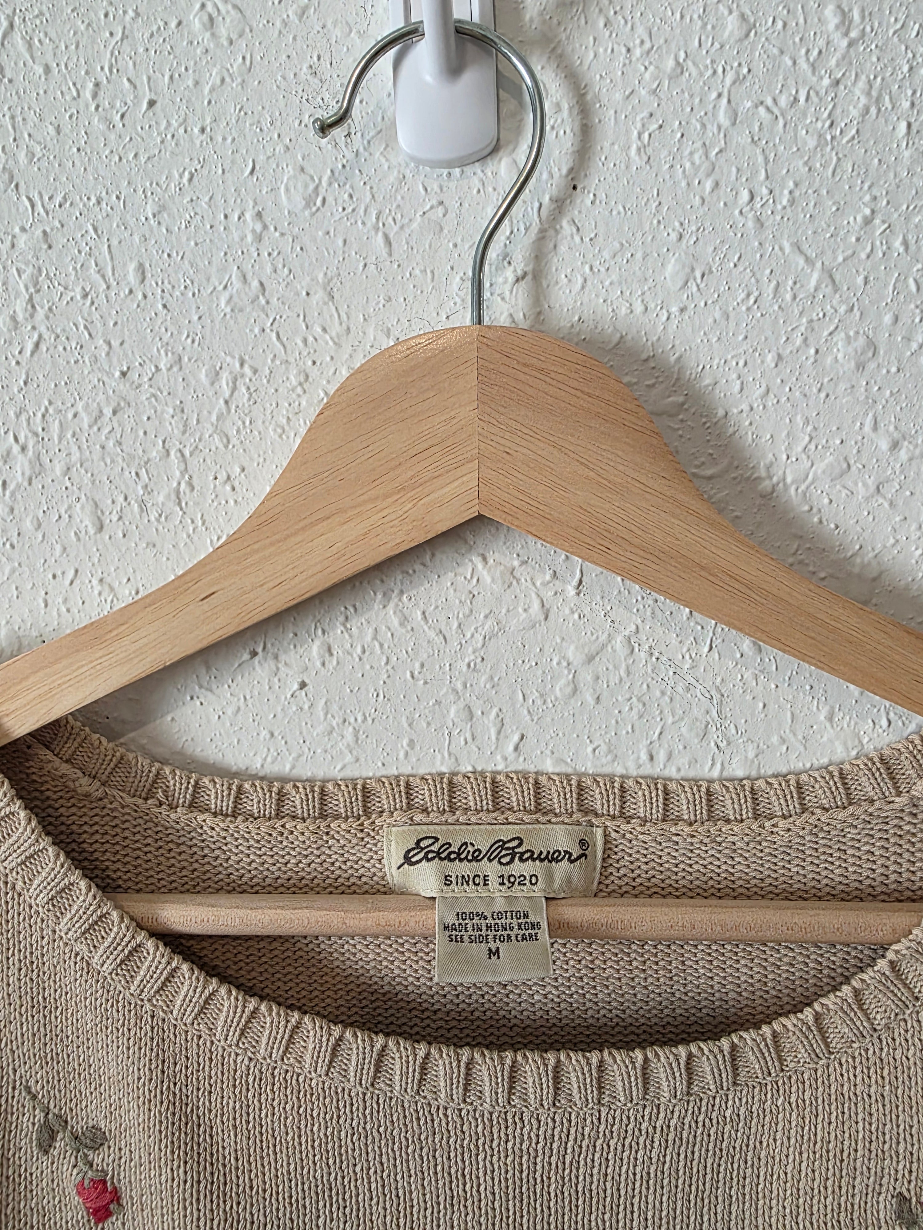 Vintage Eddie Bauer Floral Cotton Top (M)