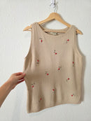 Vintage Eddie Bauer Floral Cotton Top (M)