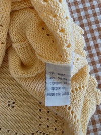 Vintage Floral Embroidered Vest (L)