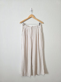 Abercrombie Linen Blend Wide Leg Pants (27/4)