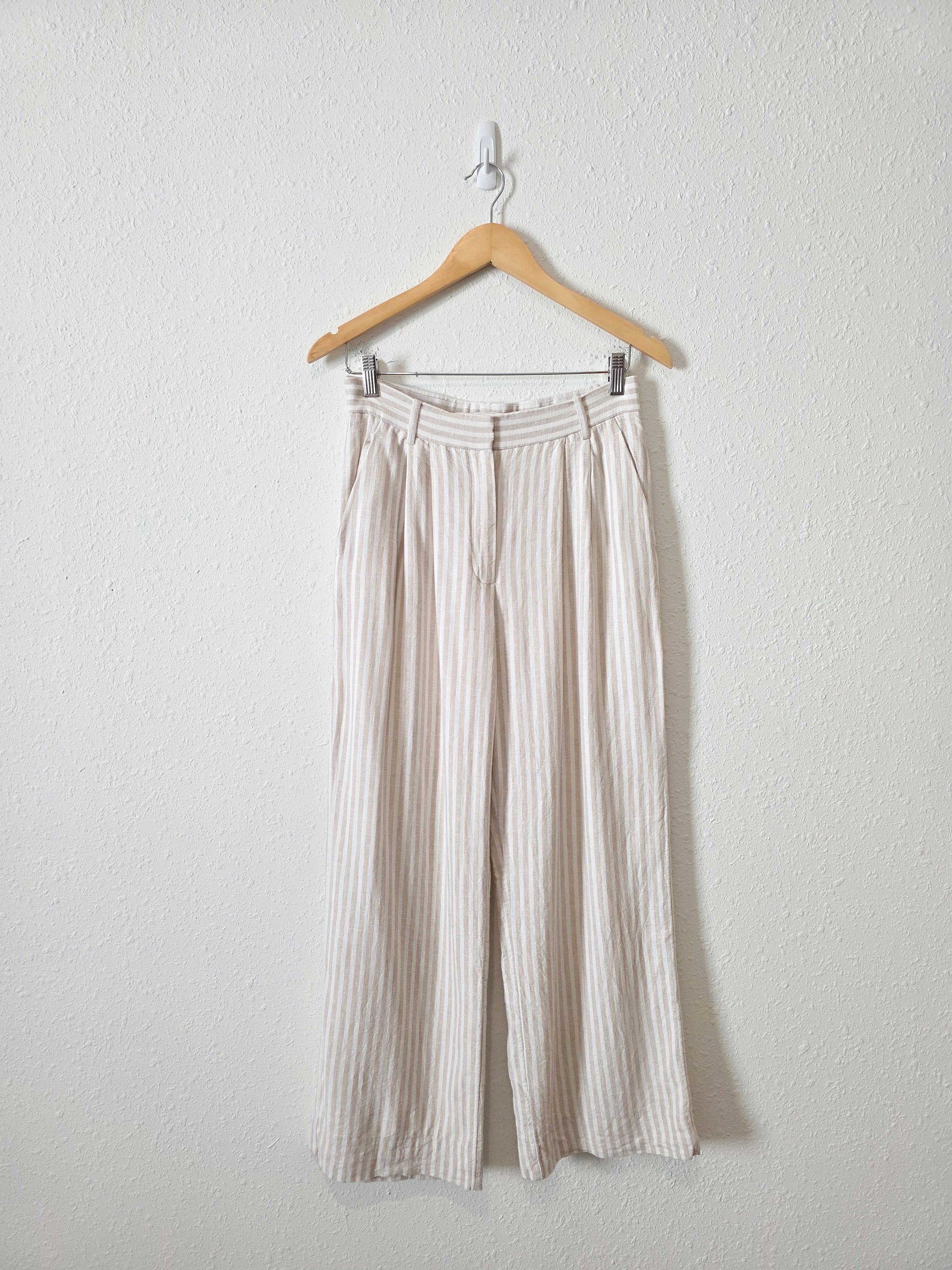 Abercrombie Linen Blend Wide Leg Pants (27/4)