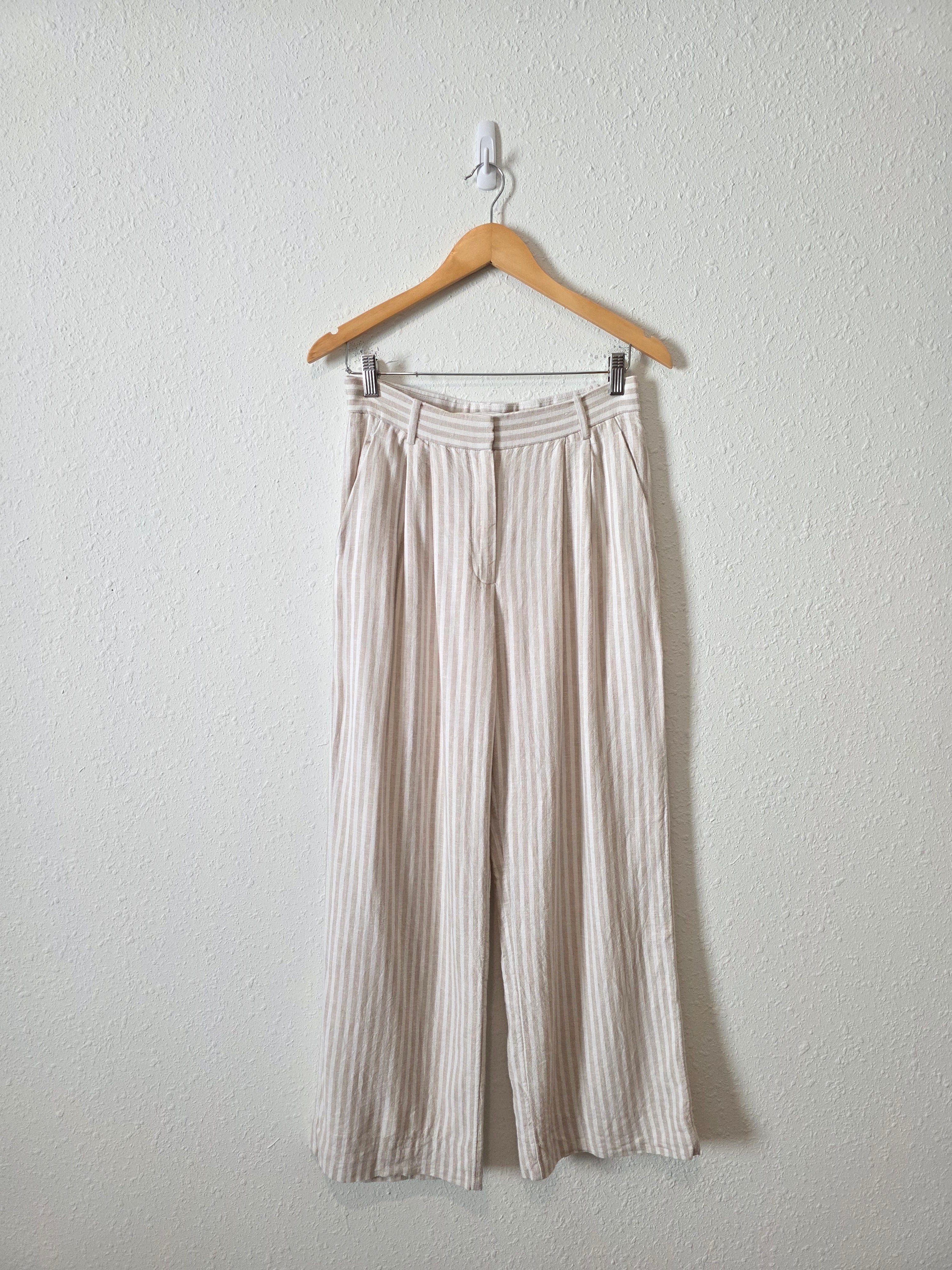 Abercrombie Linen Blend Wide Leg Pants (27/4)