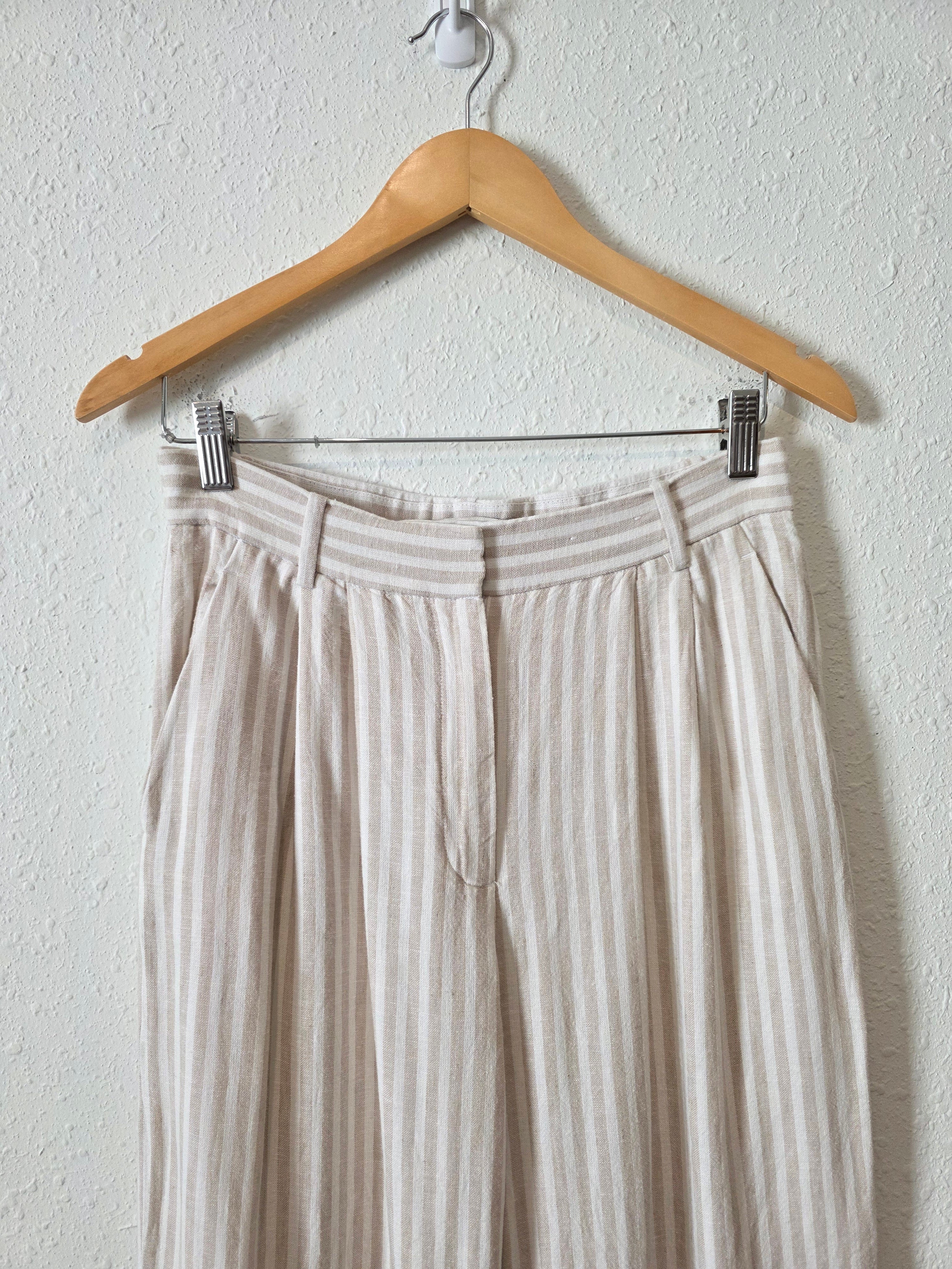 Abercrombie Linen Blend Wide Leg Pants (27/4)
