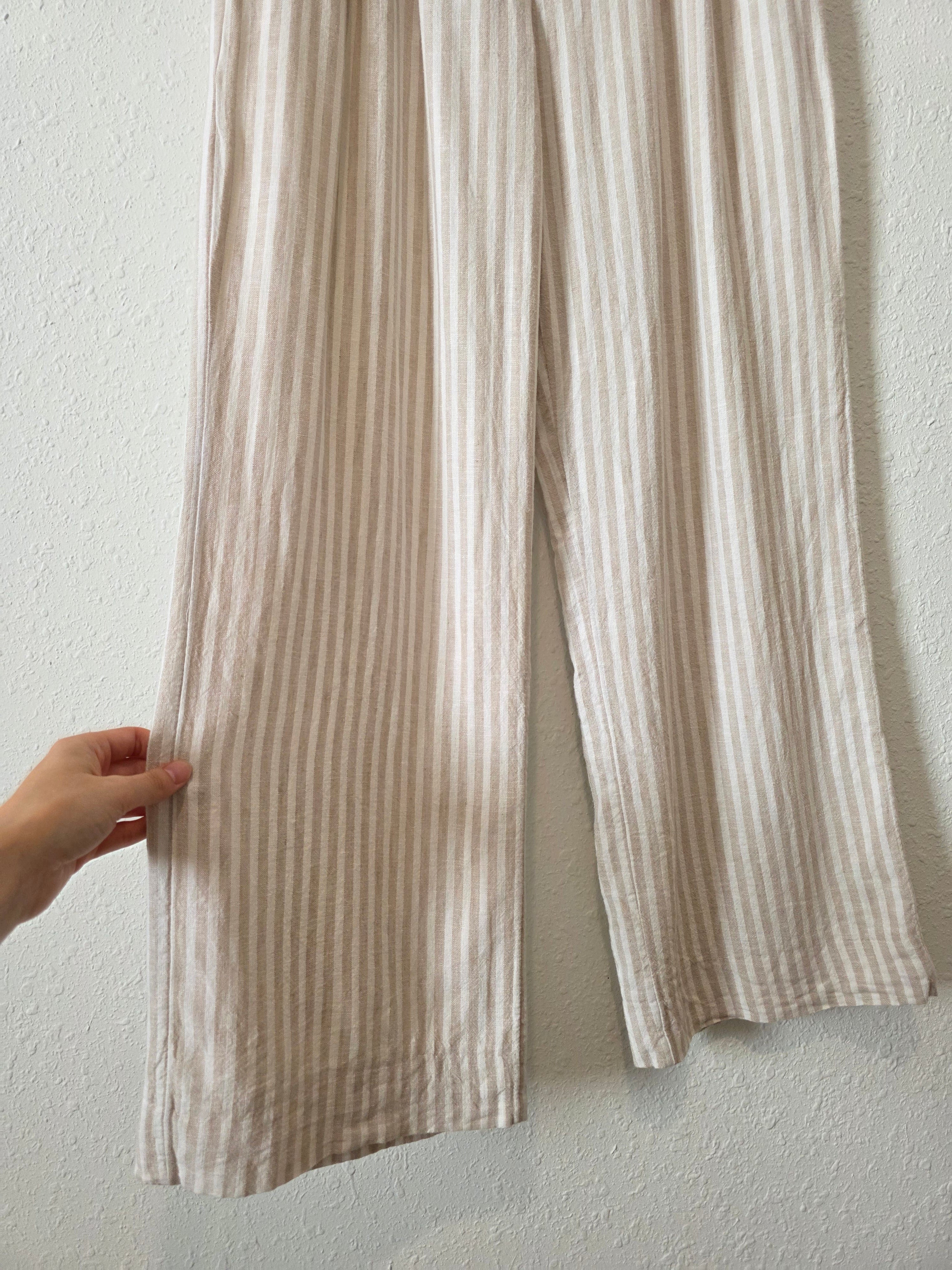 Abercrombie Linen Blend Wide Leg Pants (27/4)