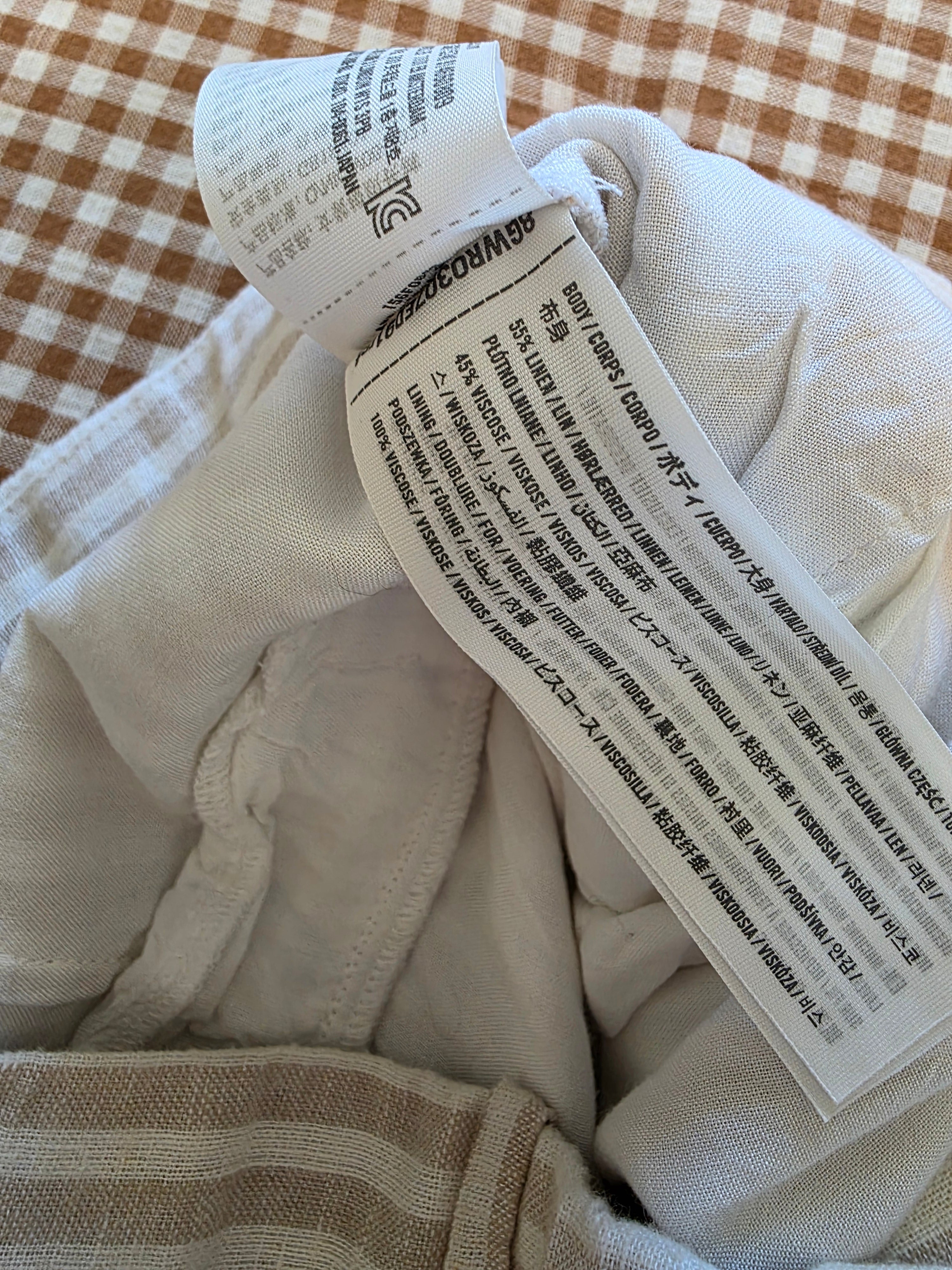 Abercrombie Linen Blend Wide Leg Pants (27/4)