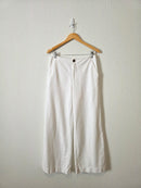 White Cotton Blend Matching Set (M)