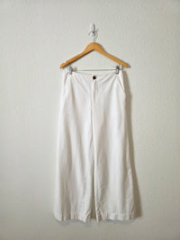 White Cotton Blend Matching Set (M)