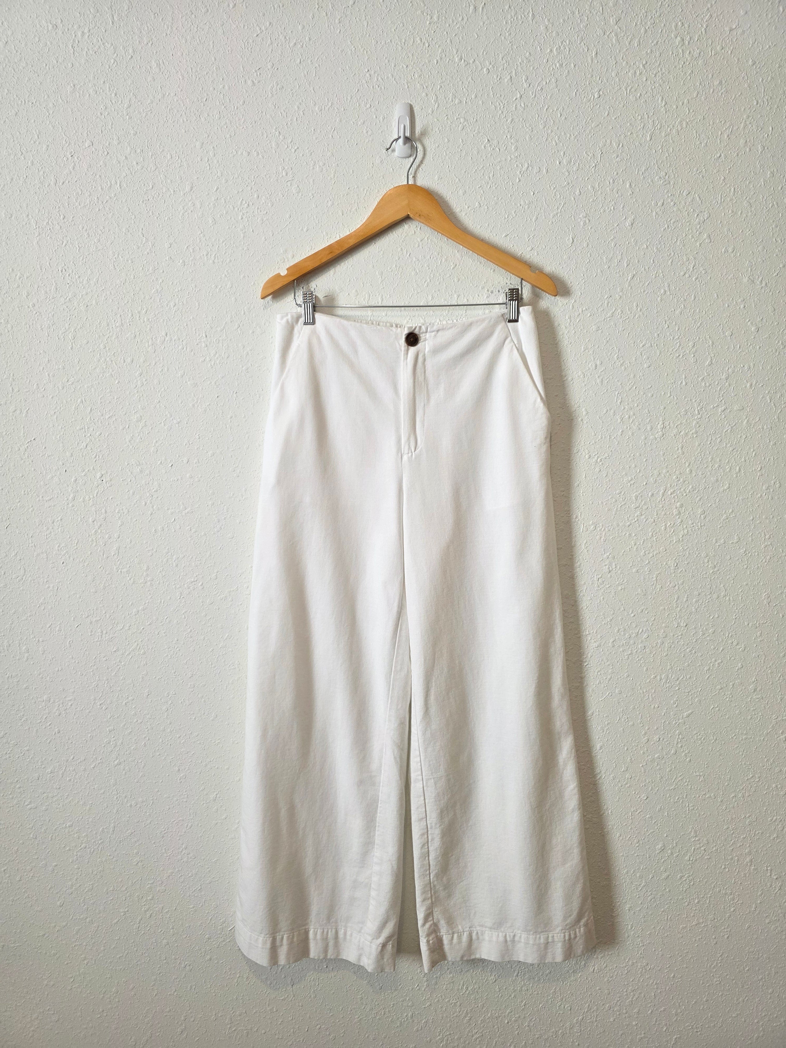 White Cotton Blend Matching Set (M)