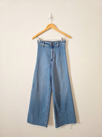 Zara High Rise Wide Leg Jeans (2)