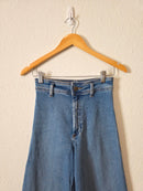 Zara High Rise Wide Leg Jeans (2)