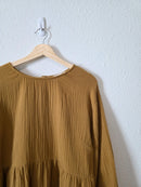 Madewell Button Back Gauze Top (XL)