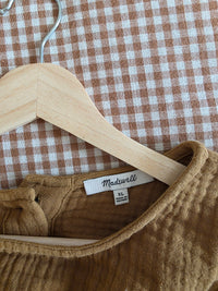 Madewell Button Back Gauze Top (XL)