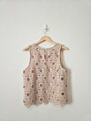 NEW Loft Floral Crochet Tank (M)